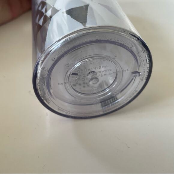 Starbucks 2013 Holiday Tumbler Christmas Trees Minimalist Geometric 16 Oz - Picture 9 of 10